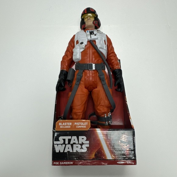 Jakks Pacific Other - Poe Dameron Ace Pilot (2015 NEW) 18 inch Star Wars Jakks Big Figs Action Figure